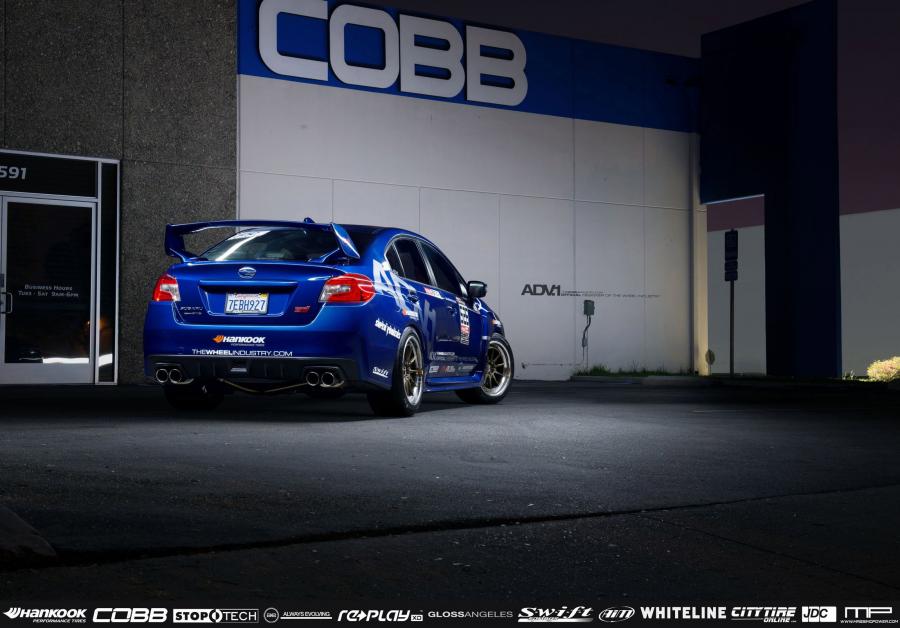  Subaru WRX STI on ADV.1 Wheels (ADV10MTFCS) 2015 года  (фото 2 из 15)
